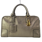 Loewe Handbag Amazona 28 Gold Leather