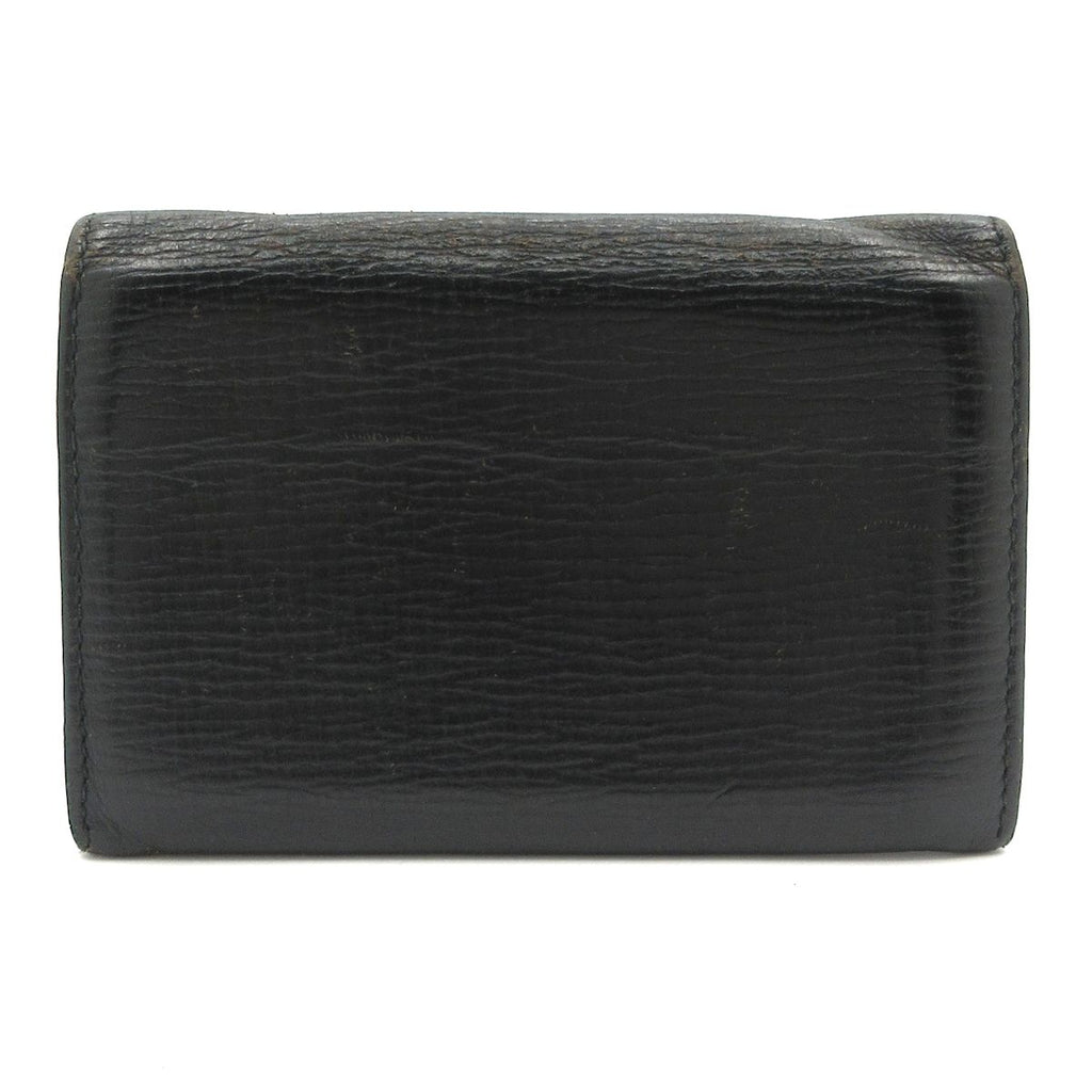 Loewe Business Card Holder Black Leather — view 2