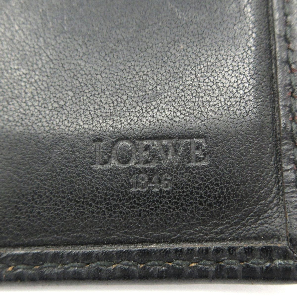 Loewe Business Card Holder Black Leather — view 5