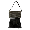 Fendi Zucchino Shoulder Bag Lightweight Gray