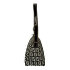 Fendi Zucchino Shoulder Bag Lightweight Gray — view 4