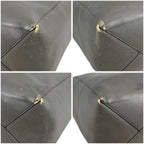 Celine Horizontal Cover Tote Light Gray Leather Shoulder Bag — view 5