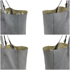 Celine Horizontal Cover Tote Light Gray Leather Shoulder Bag — view 4