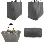 Celine Horizontal Cover Tote Light Gray Leather Shoulder Bag — view 3