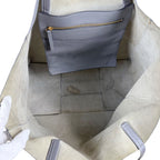 Celine Horizontal Cover Tote Light Gray Leather Shoulder Bag — view 7