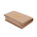 Prada Card Case Logo Leather Wallet Business — view 2
