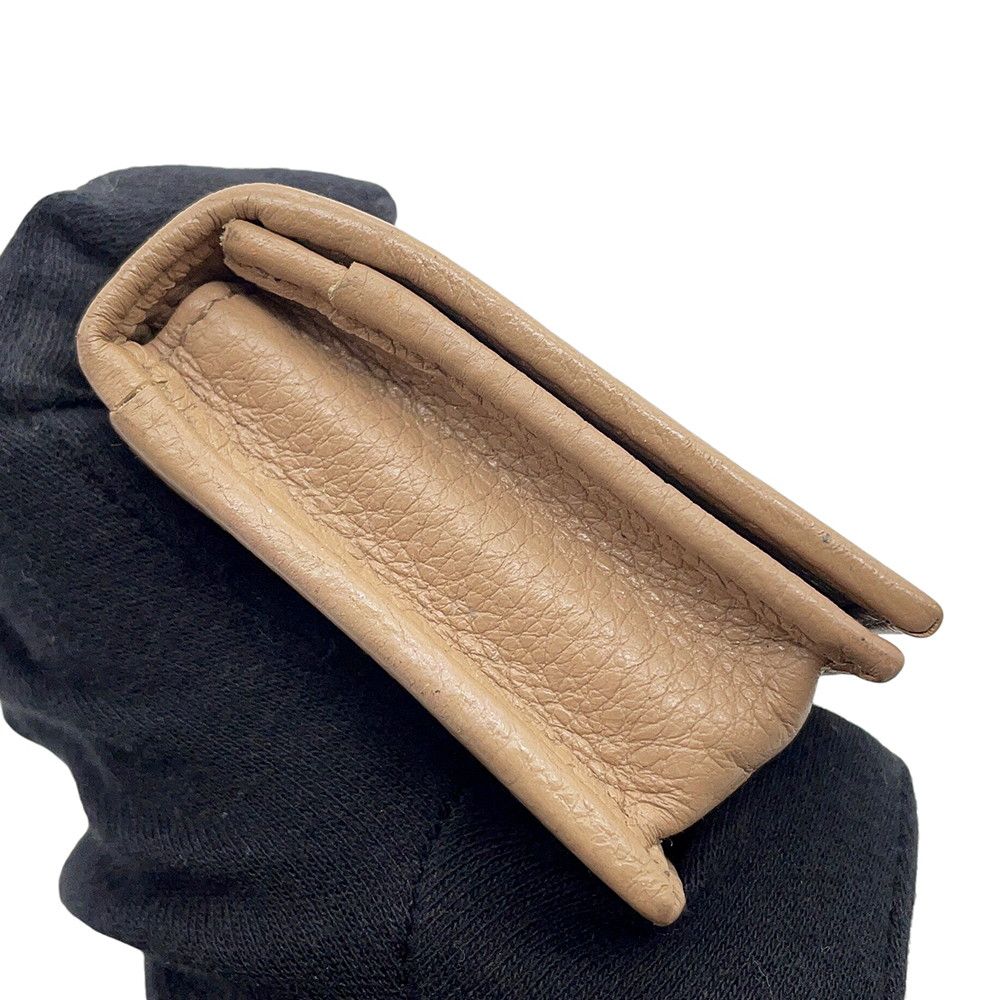 Prada Card Case Logo Leather Wallet Business — view 7