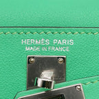 Hermes Bag Charm Kelly Festival Vert Comic Silver Swift — view 8