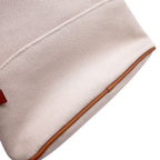 Hermes Pouch Bolide Mini Beige Silver Canvas Case — view 5