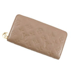 Louis Vuitton Wallet Monogram Lambskin Zippy Gray