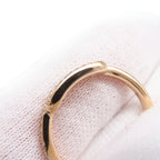 Hermes Ring Link Diamond Total 18k Pink Gold