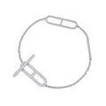 Hermes Bracelet Chaine D'ancre Diamond Total 18k White Gold