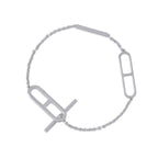 Hermes Bracelet Chaine D'ancre Diamond Total 18k White Gold — view 3