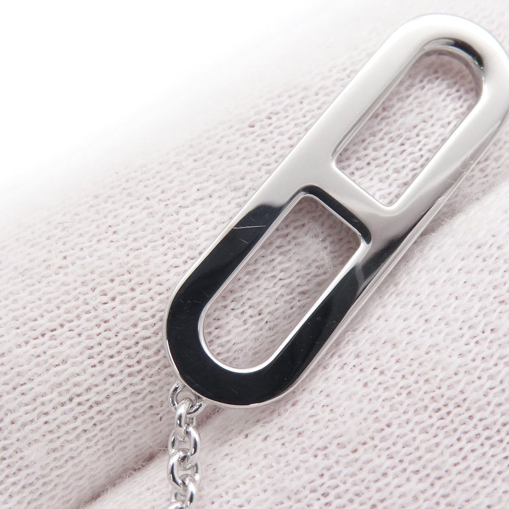 Hermes Bracelet Chaine D'ancre Diamond Total 18k White Gold — view 6