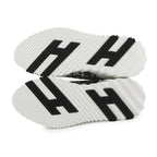 Hermes Sneakers Bouncing Silk Tresse Unprime 37 Shoes White Black — view 4