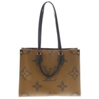 Louis Vuitton Monogram Giant Reverse On The Go MM 2-Way Tote Brown — view 2