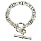 Hermes Chaine D'ancre MM Bracelet 15 Pieces Silver