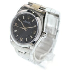 Rolex Oyster Perpetual Black Dial SS at Stainless Steel Automatic Winding — view 4