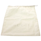 Gucci Chess Molle Shoulder Bag Beige Brown Canvas Leather Gold — view 6