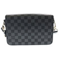 Louis Vuitton Damier Infini Studio Messenger Shoulder Bag Black Leather Silver