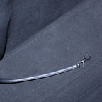 Chanel CC Logo Tote Black Caviar Leather Silver — view 4