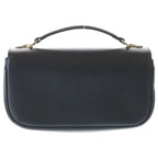 Gucci Horsebit Shoulder Bag Black Leather Gold — view 2