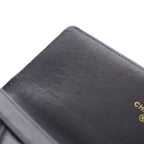 Chanel Chain Wallet Boy Chez Blanc Mini Bag Black Blue Leather Gold — view 5