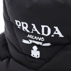 Prada Padded Re-Nylon Bucket Hat Logo Black Iyk — view 5