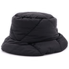 Prada Padded Re-Nylon Bucket Hat Logo Black Iyk — view 3