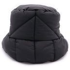 Prada Padded Re-Nylon Bucket Hat Logo Black Iyk — view 2