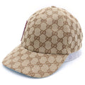 Gucci Yuko Higuchi GG Canvas Baseball Cap Hat Beige Blue