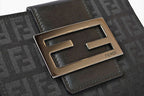 Fendi Wallet Bifold Fold Zucca Pattern Black — view 5
