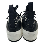Dior Sneakers Cotton Walking Blue Navy White 36.5 High Cut Replacement — view 5