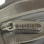 Gucci Bamboo Handbag Nylon Leather 000.5 — view 9