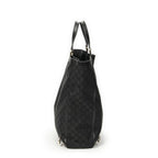 Gucci Abbey D-ring Vertical Tote Black GG Canvas — view 3