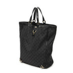 Gucci Abbey D-ring Vertical Tote Black GG Canvas — view 2