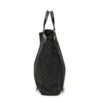 Gucci Abbey D-ring Vertical Tote Black GG Canvas — view 4