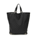 Gucci Abbey D-ring Vertical Tote Black GG Canvas — view 5