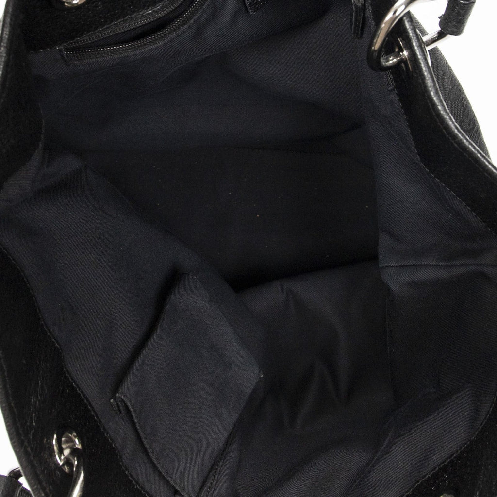 Gucci Eclipse Tote Black GG Canvas — view 9