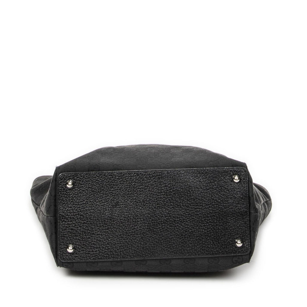 Gucci Eclipse Tote Black GG Canvas — view 6