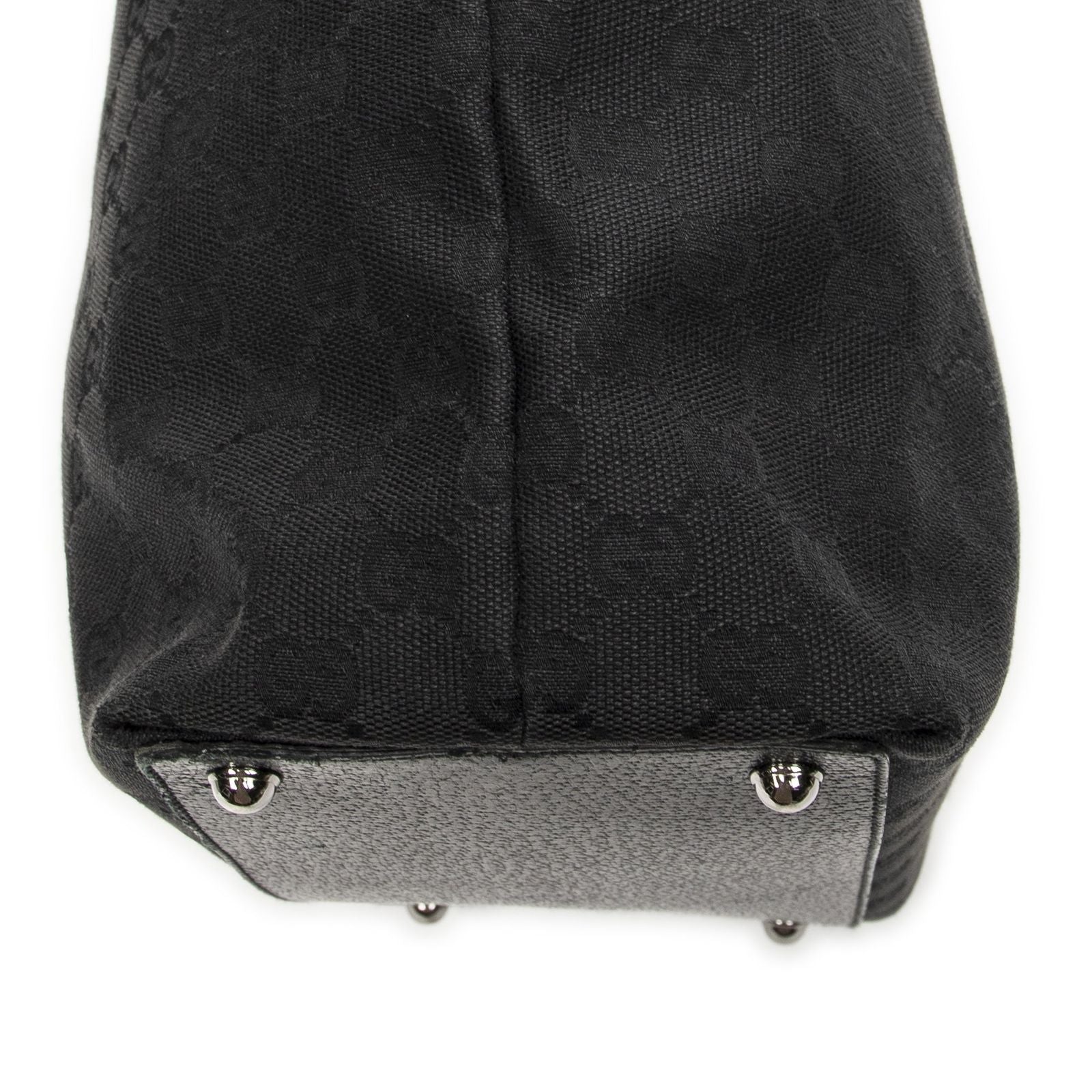 Gucci Eclipse Tote Black GG Canvas — view 8