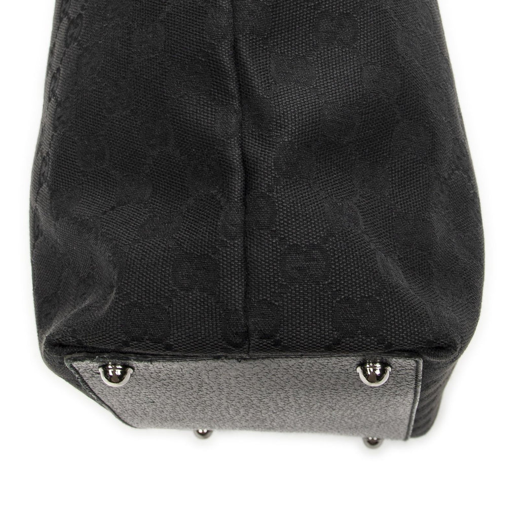 Gucci Eclipse Tote Black GG Canvas — view 8