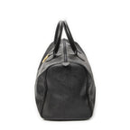 Dior Vintage Travel Boston Black Maxi Trotter Pattern Canvas Shoulder Bag — view 3