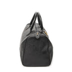 Dior Vintage Travel Boston Black Maxi Trotter Pattern Canvas Shoulder Bag — view 4