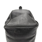 Dior Vintage Travel Boston Black Maxi Trotter Pattern Canvas Shoulder Bag — view 8