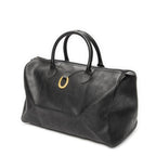 Dior Vintage Travel Boston Black Maxi Trotter Pattern Canvas Shoulder Bag — view 2
