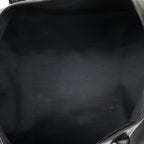Dior Vintage Large Travel Boston Black Maxi Trotter Pattern Canvas Shoulder Bag — view 9