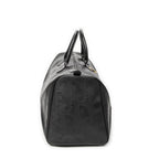 Dior Vintage Large Travel Boston Black Maxi Trotter Pattern Canvas Shoulder Bag — view 4