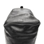Dior Vintage Large Travel Boston Black Maxi Trotter Pattern Canvas Shoulder Bag — view 7