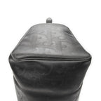 Dior Vintage Large Travel Boston Black Maxi Trotter Pattern Canvas Shoulder Bag — view 8